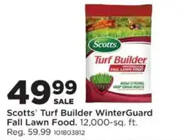 Mills Fleet Farm Scotts Turf Builder WinterGuard Fall Lawn Food offer
