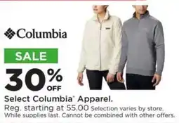 Mills Fleet Farm Select Columbia Apparel offer