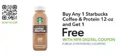 Publix Starbucks coffee & protein offer