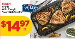 H-E-B H-E-B Wild Caught Swordfish Steaks offer