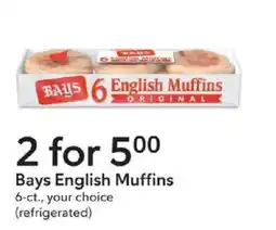 Publix Bays English Muffins offer