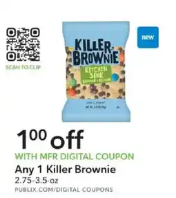 Publix Killer Brownie offer