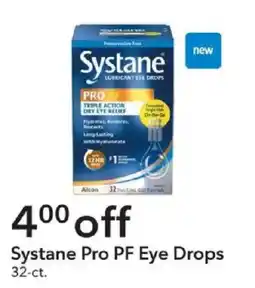 Publix Systane Pro PF Eye Drops offer