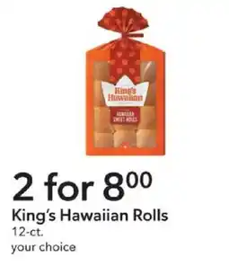 Publix King's Hawaiian Rolls offer