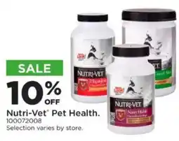 Mills Fleet Farm Nutri-Vet Pet Health offer