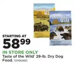 Mills Fleet Farm Taste of the Wild Dry Dog Food offer