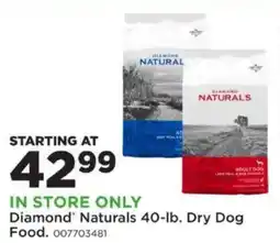 Mills Fleet Farm Diamond Naturals Dry Dog Food offer