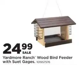 Mills Fleet Farm Yardmore Ranch Wood Bird Feeder offer