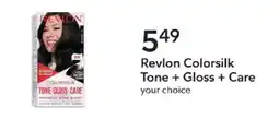 Publix Revlon Colorsilk Tone + Gloss + Care offer