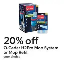 Publix O-Cedar H2Pro Mop System or Mop Refill offer