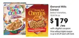 Dillons General Mills Honey Nut Cheerios offer