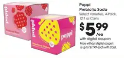 Dillons Poppi Prebiotic Soda offer