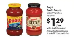 Dillons Ragú pasta sauce offer