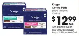 Dillons Kroger coffee pods offer