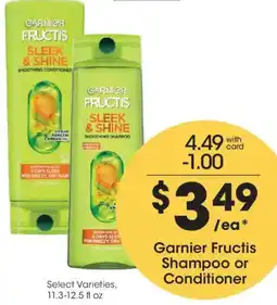 Dillons Garnier Fructis Shampoo or Conditioner offer