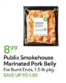 Publix Publix Smokehouse Marinated Pork Belly offer