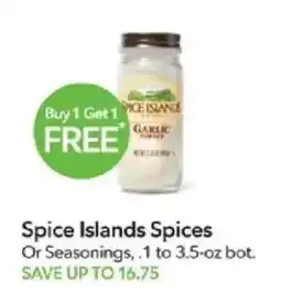 Publix Spice Islands Spices offer