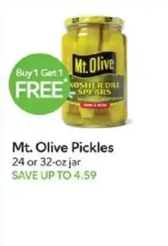 Publix Mt. Olive Pickles offer