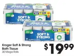 Food 4 Less Kroger soft & strong bath tissue offer