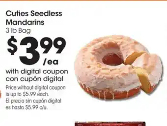 Food 4 Less Cuties Seedless Mandarins offer