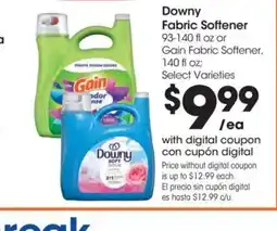 Food 4 Less Downy Fabric Softener offer