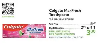 Colgate MaxFresh Toothpaste