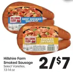 Food 4 Less Hillshire Farm Smoked Sausage offer