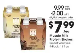 Dillons Muscle Milk Protein Shakes offer