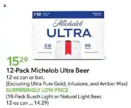 Publix Michelob Ultra Beer offer