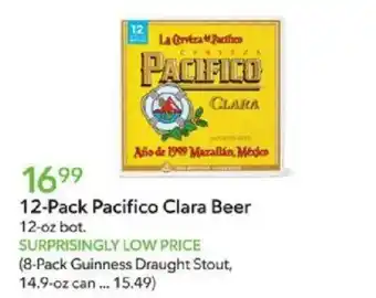 Publix Pacifico Clara Beer offer