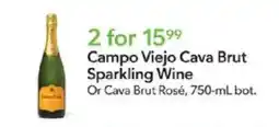 Publix Campo Viejo Cava Brut Sparkling Wine offer