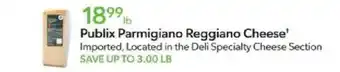 Publix Parmigiano Reggiano Cheese