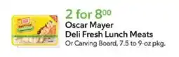Publix Oscar Mayer Deli Fresh Lunch Meats offer