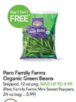 Publix Pero Family Farms Organic Green Beans offer