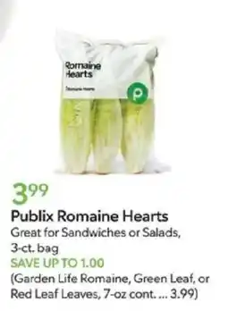 Publix Publix Romaine Hearts offer