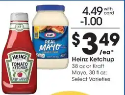 Dillons Heinz Ketchup or Kraft Mayo offer