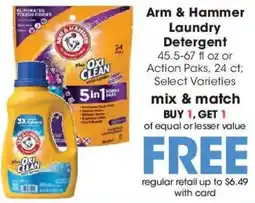 Dillons Arm & Hammer Laundry Detergent offer