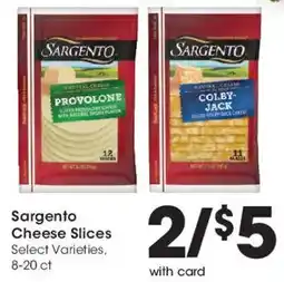 Dillons Sargento cheese slices offer