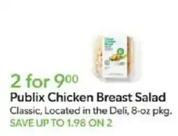 Publix Publix Chicken Breast Salad offer