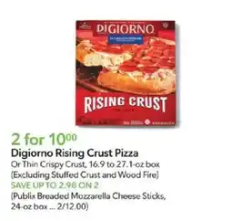 Publix Digiorno Rising Crust Pizza offer