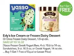 Publix Edy's Ice Cream or Frozen Dairy Dessert offer