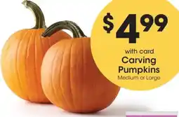 Dillons Carving Pumpkins offer