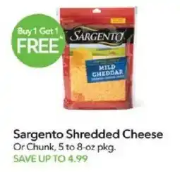 Publix Sargento shredded cheese offer