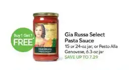 Publix Gia Russa Select Pasta Sauce offer