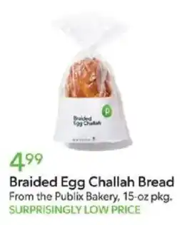 Publix Publix Bakery Braided Egg Challah Bread offer