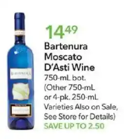 Publix Bartenura Moscato D'asti Wine offer