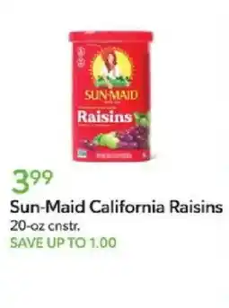 Publix Sun-Maid California Raisins offer