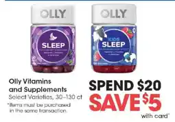 Dillons Olly Vitamins and Supplements offer