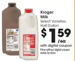 Kroger Kroger Milk offer