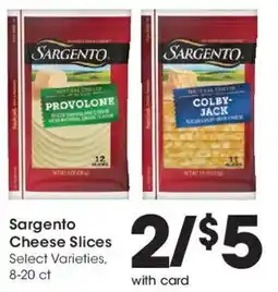 Kroger Sargento Cheese Slices offer